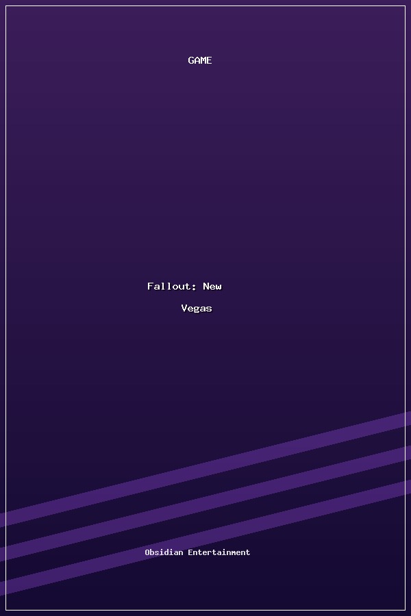 Fallout: New Vegas poszter