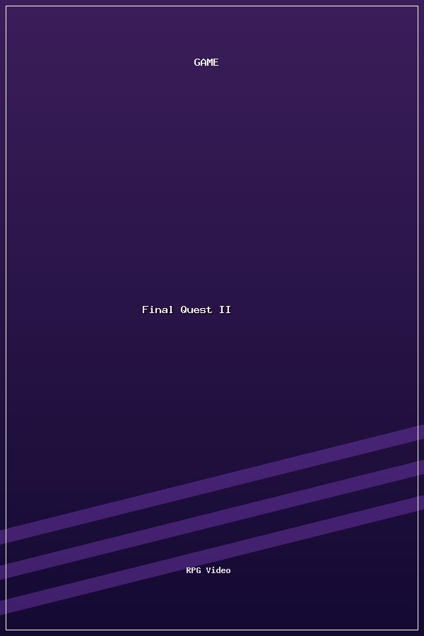 Final Quest II poszter