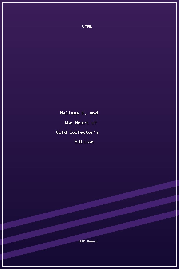 Melissa K. and the Heart of Gold Collector's Edition poszter