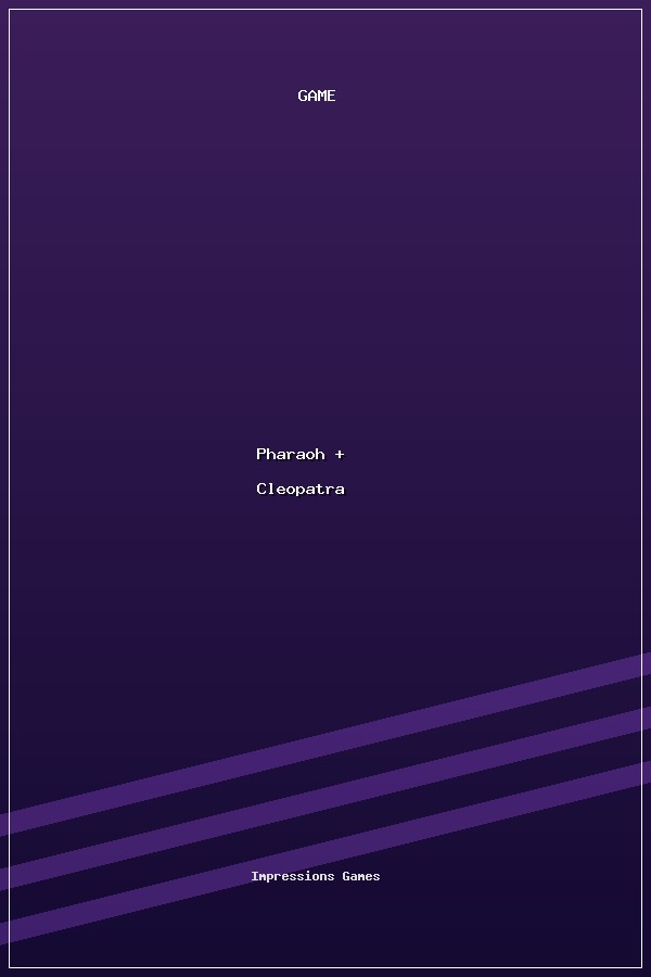 Pharaoh + Cleopatra poszter
