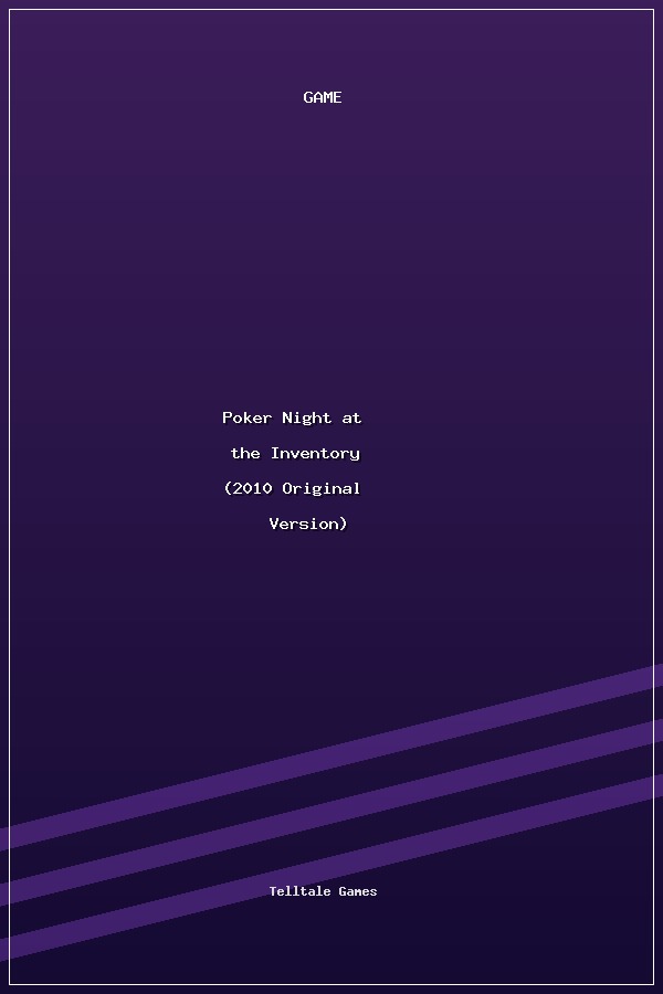 Poker Night at the Inventory (2010 Original Version) poszter