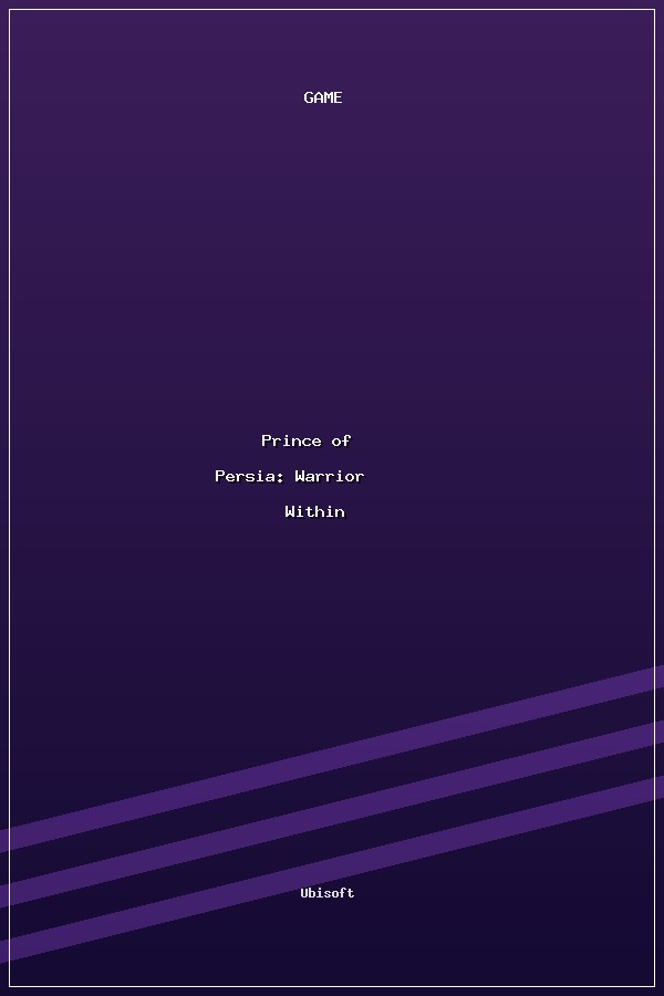 Prince of Persia: Warrior Within™ poszter