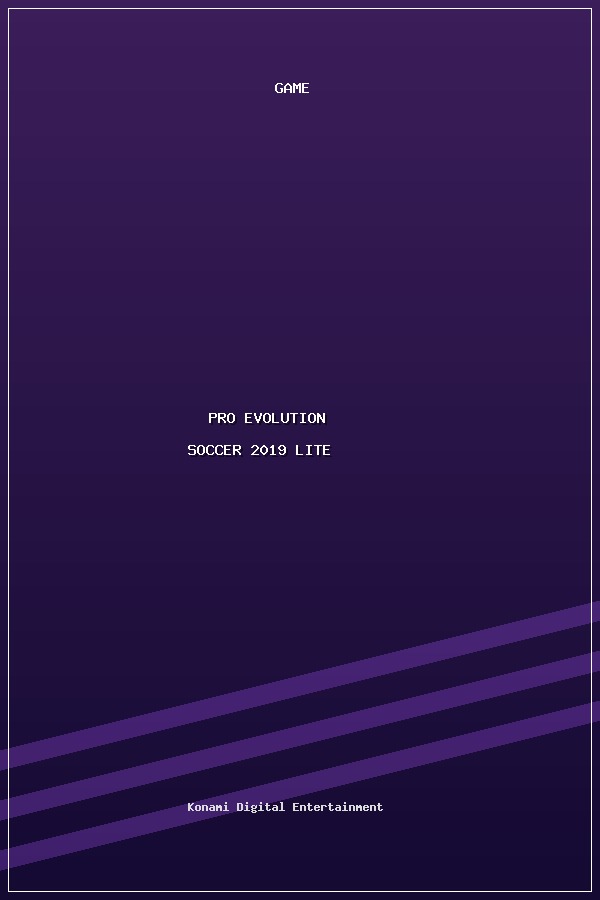 PRO EVOLUTION SOCCER 2019 LITE poszter