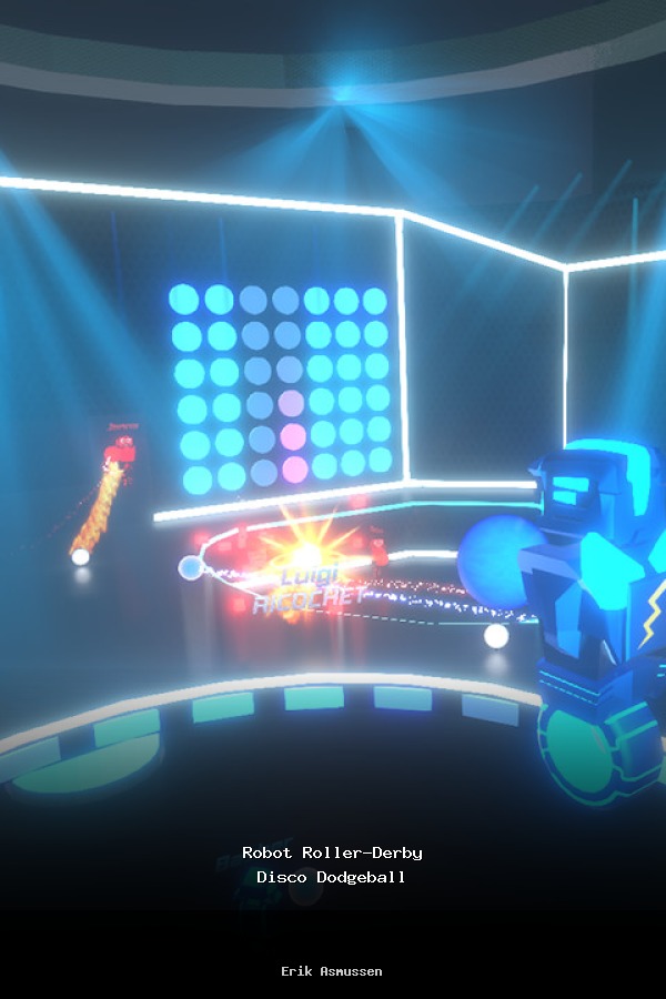 Robot Roller-Derby Disco Dodgeball poszter