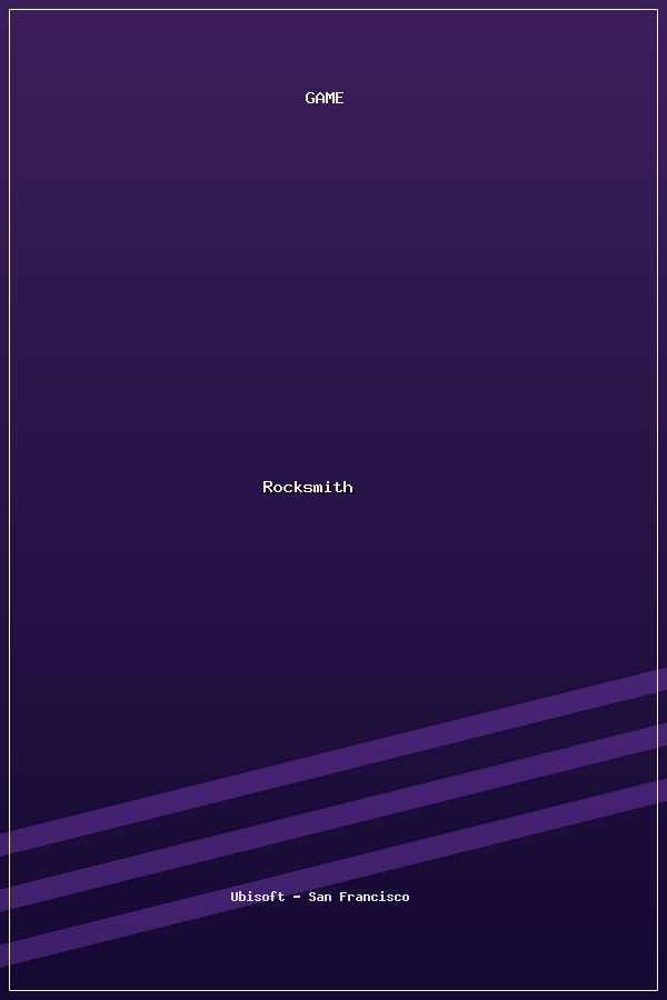 Rocksmith™ poszter