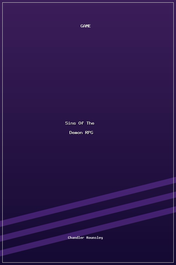 Sins Of The Demon RPG poszter