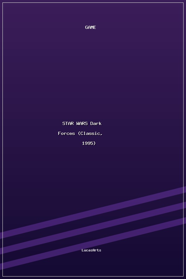 STAR WARS™ Dark Forces (Classic, 1995) poszter