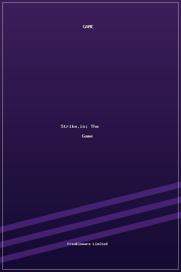 Strike.is: The Game poszter