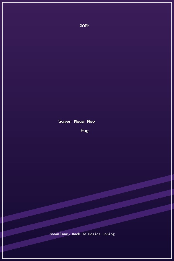 Super Mega Neo Pug poszter