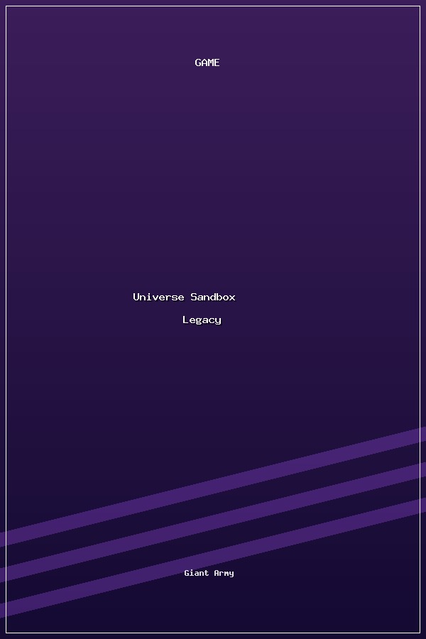 Universe Sandbox Legacy poszter