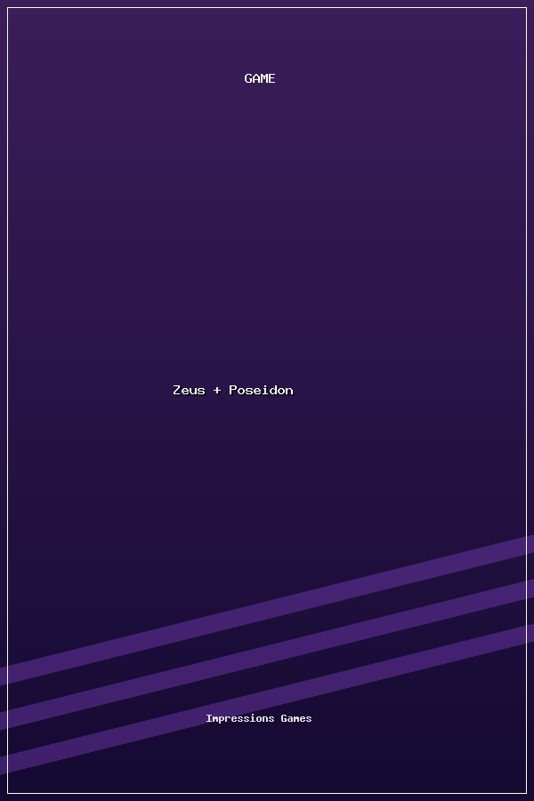 Zeus + Poseidon poszter
