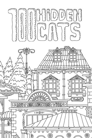 100 hidden cats poszter