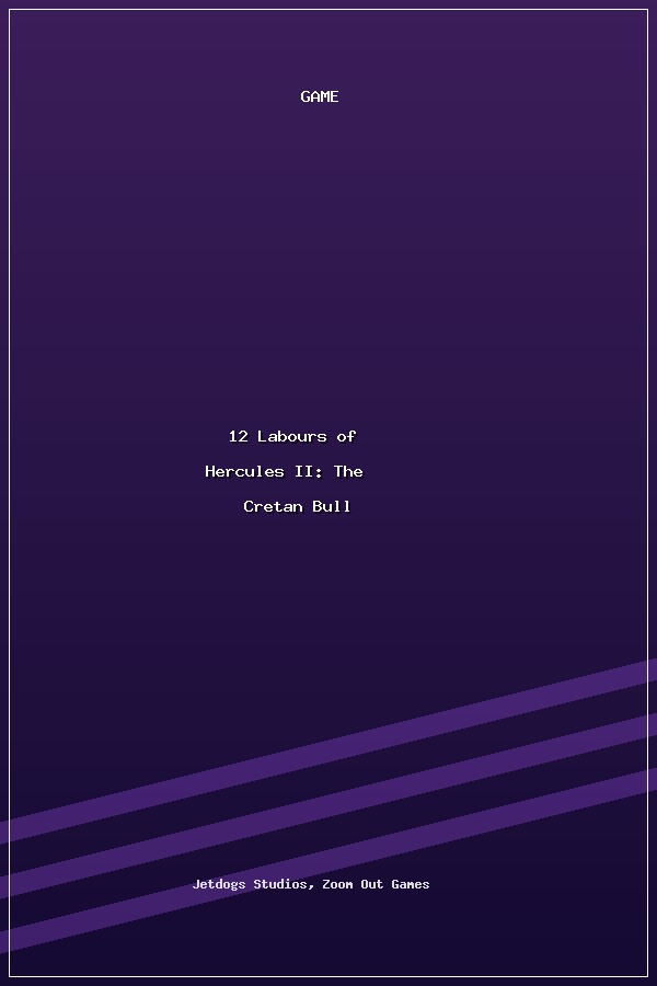 12 Labours of Hercules II: The Cretan Bull poszter