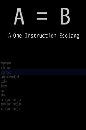 A=B poszter