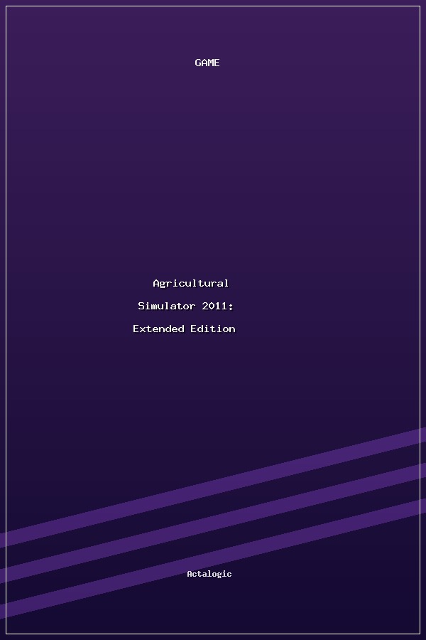 Agricultural Simulator 2011: Extended Edition poszter