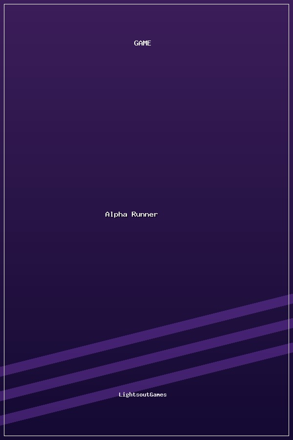 Alpha Runner poszter