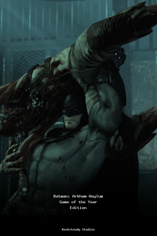 Batman: Arkham Asylum Game of the Year Edition poszter