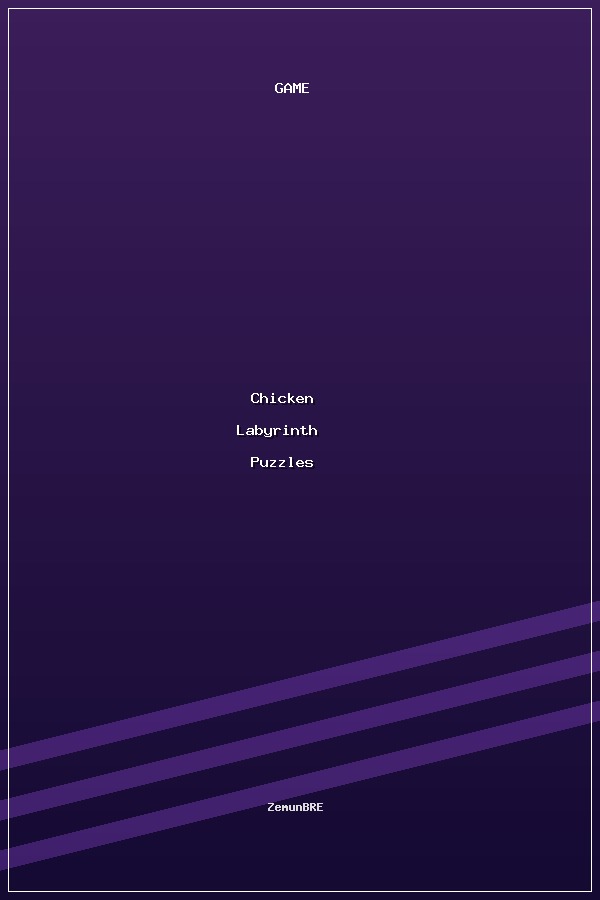 Chicken Labyrinth Puzzles poszter