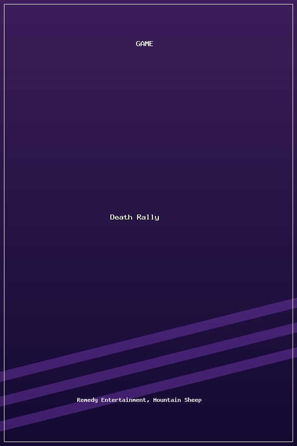 Death Rally poszter