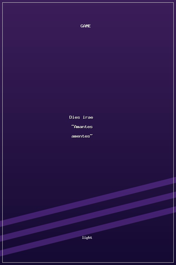 Dies irae ~Amantes amentes~ poszter