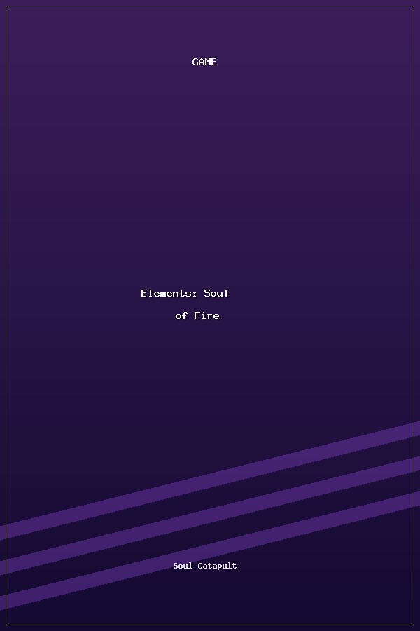 Elements: Soul of Fire poszter