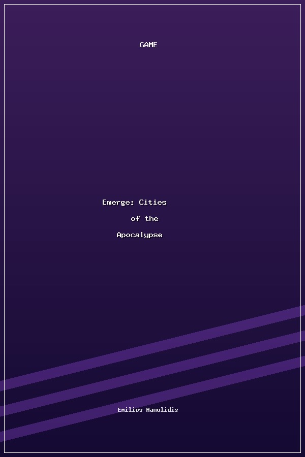 Emerge: Cities of the Apocalypse poszter