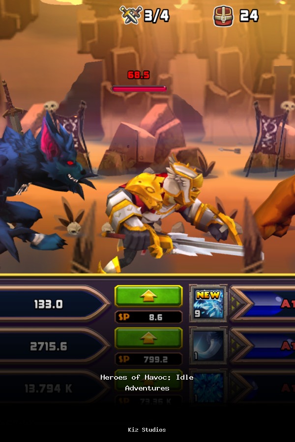 Heroes of Havoc: Idle Adventures poszter