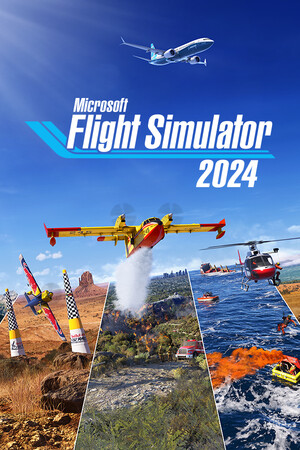 Microsoft Flight Simulator 2024 poszter
