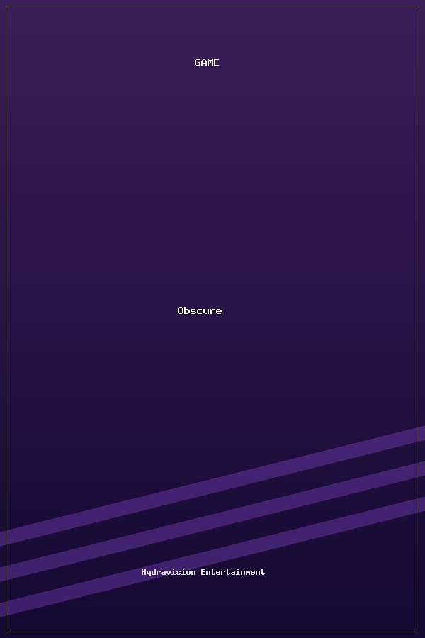 Obscure poszter