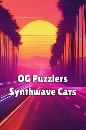 OG Puzzlers: Synthwave Cars poszter