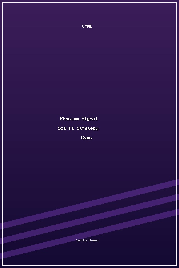 Phantom Signal — Sci-Fi Strategy Game poszter