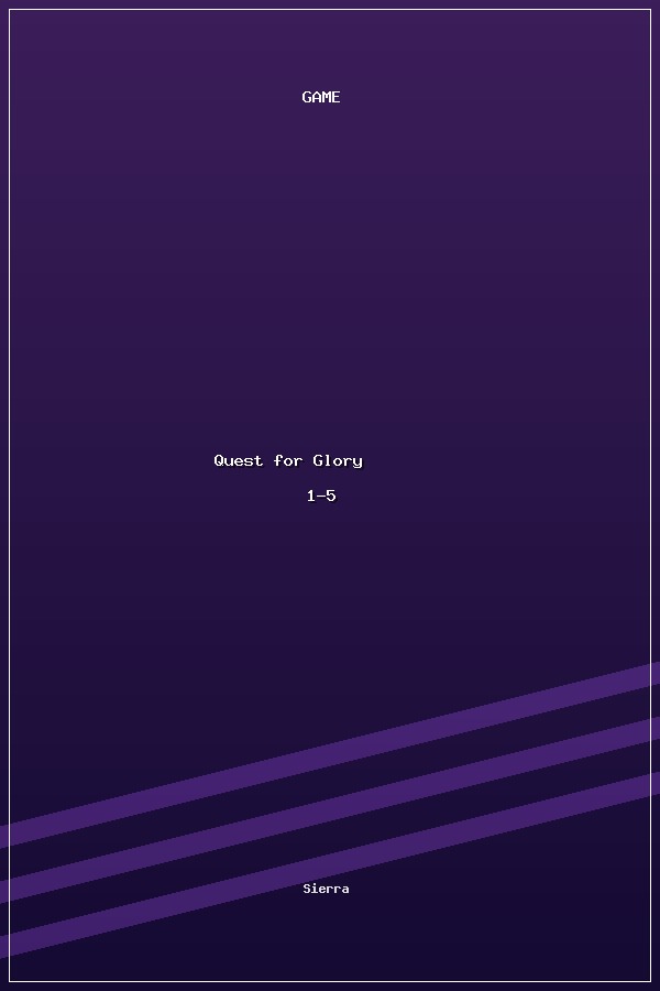 Quest for Glory 1-5 poszter