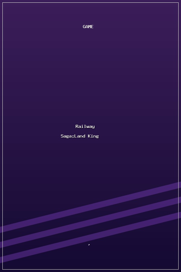 铁道物语：陆王（Railway Saga:Land King） poszter