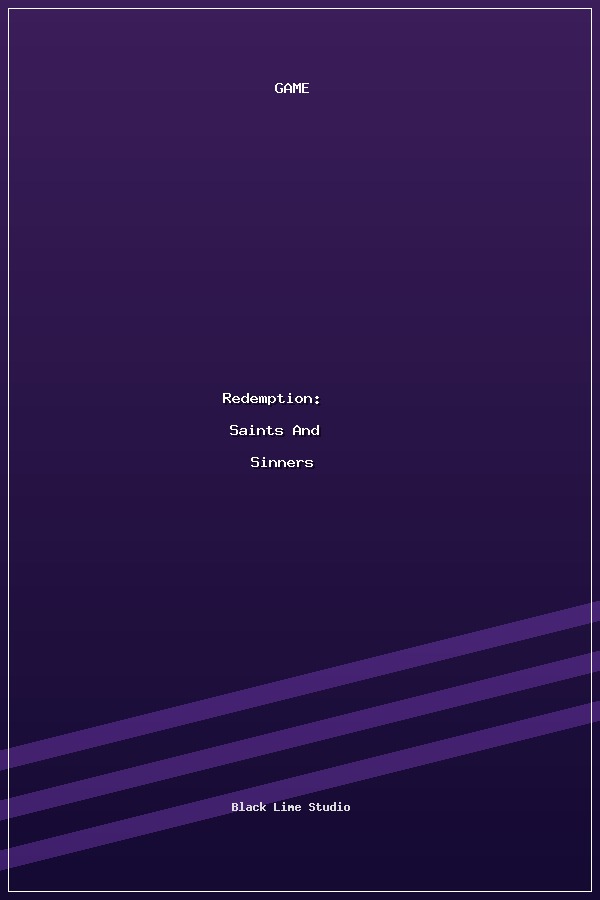Redemption: Saints And Sinners poszter