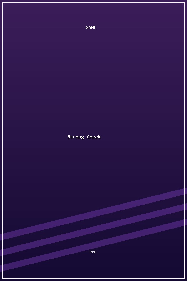 Streng Check poszter
