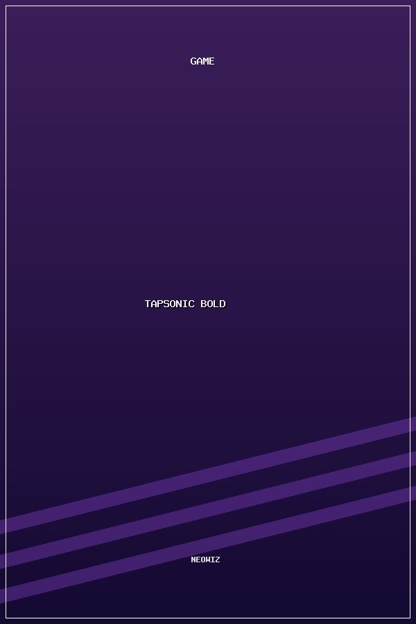 TAPSONIC BOLD poszter