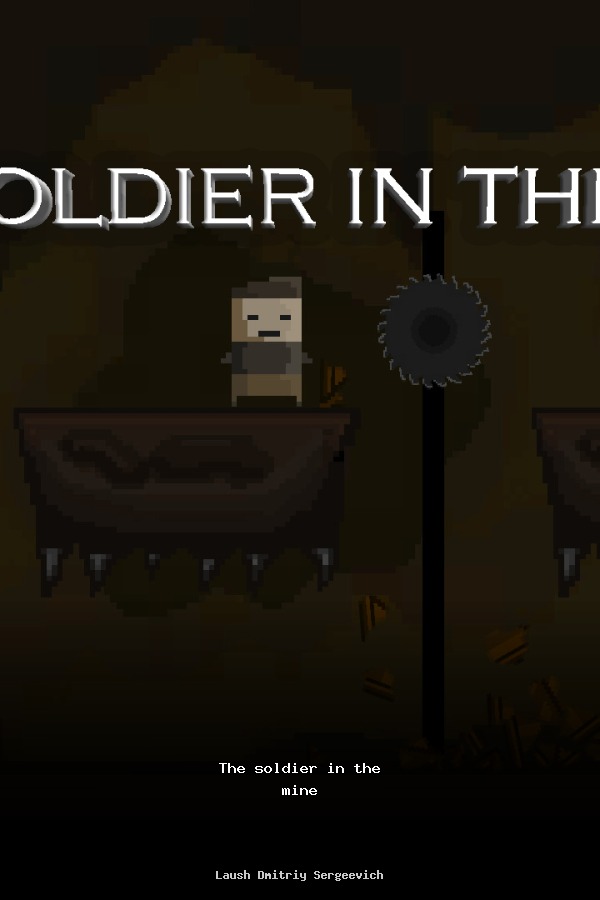 The soldier in the mine poszter