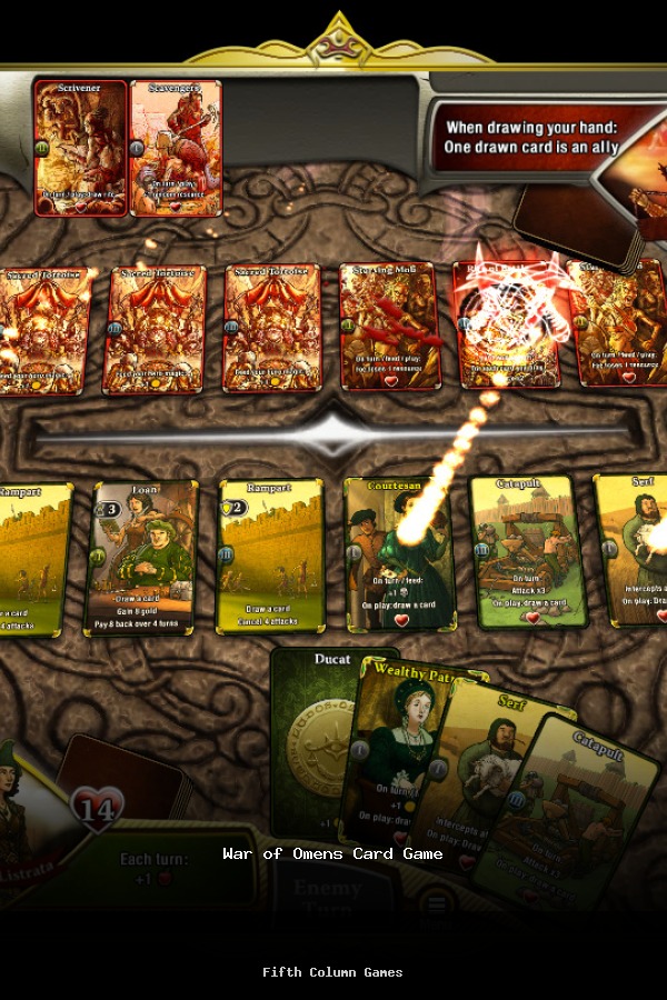 War of Omens Card Game poszter