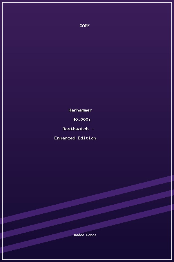 Warhammer 40,000: Deathwatch - Enhanced Edition poszter