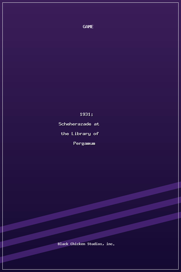 1931: Scheherazade at the Library of Pergamum poszter