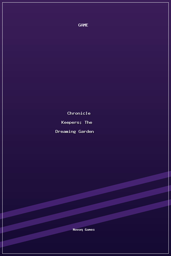 Chronicle Keepers: The Dreaming Garden poszter