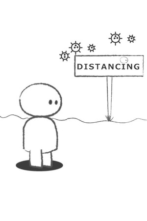 Distancing poszter