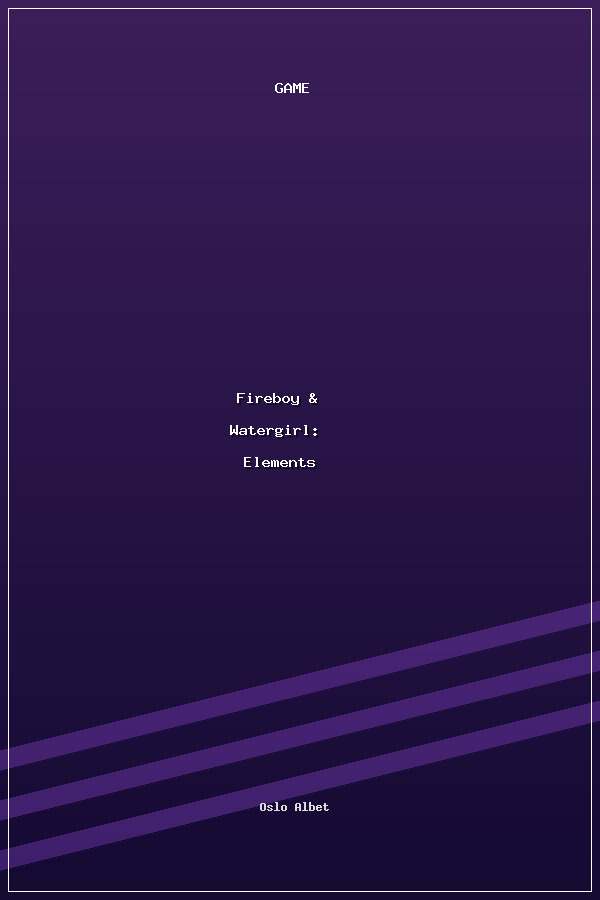 Fireboy & Watergirl: Elements poszter