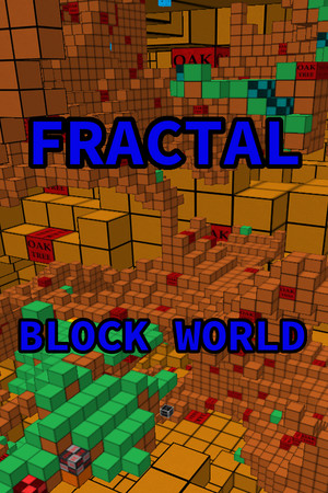 Fractal Block World poszter