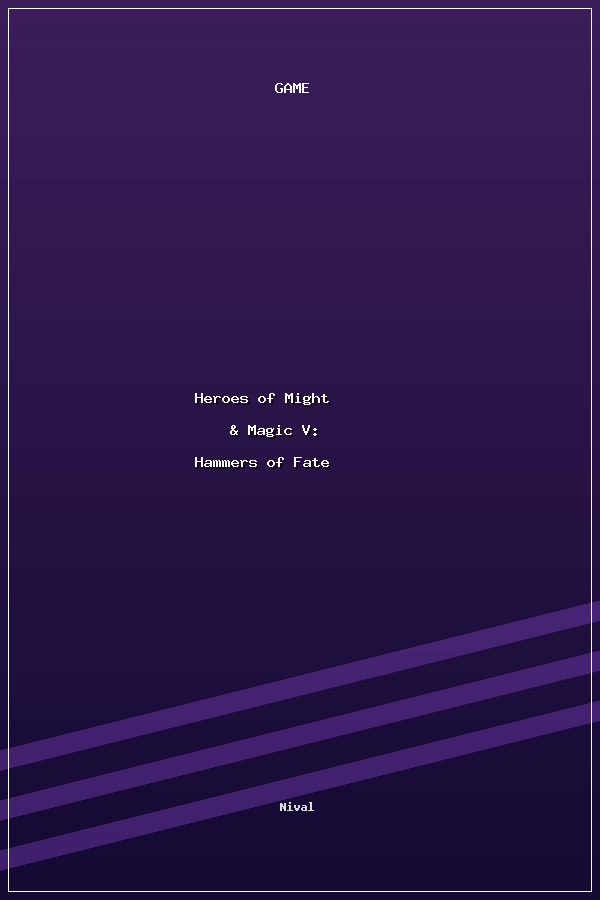 Heroes of Might & Magic V: Hammers of Fate poszter