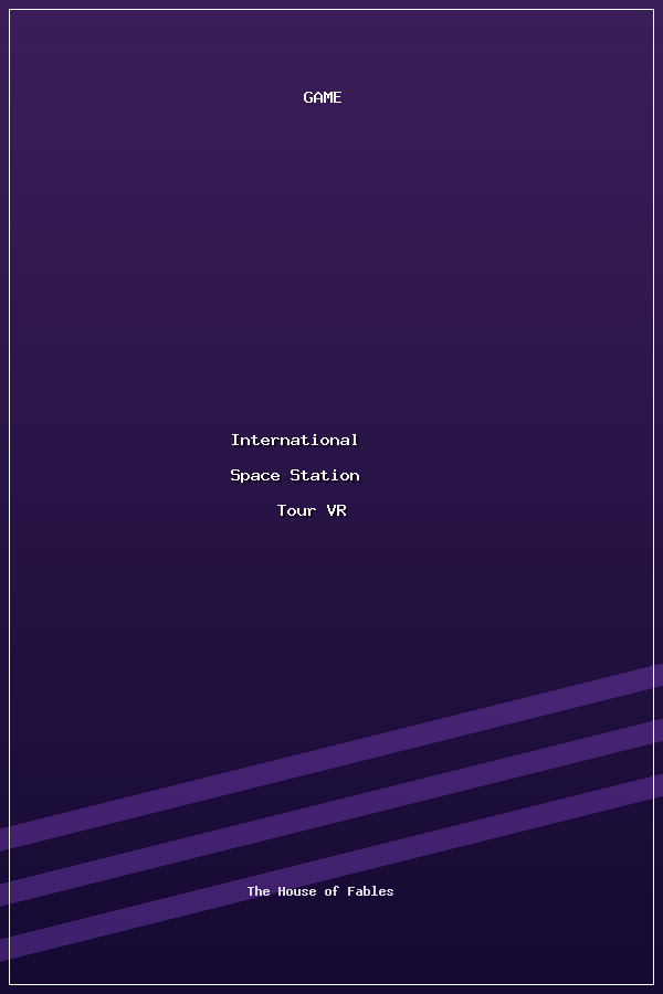 International Space Station Tour VR poszter