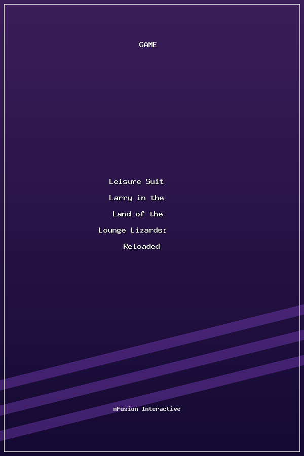 Leisure Suit Larry in the Land of the Lounge Lizards: Reloaded poszter