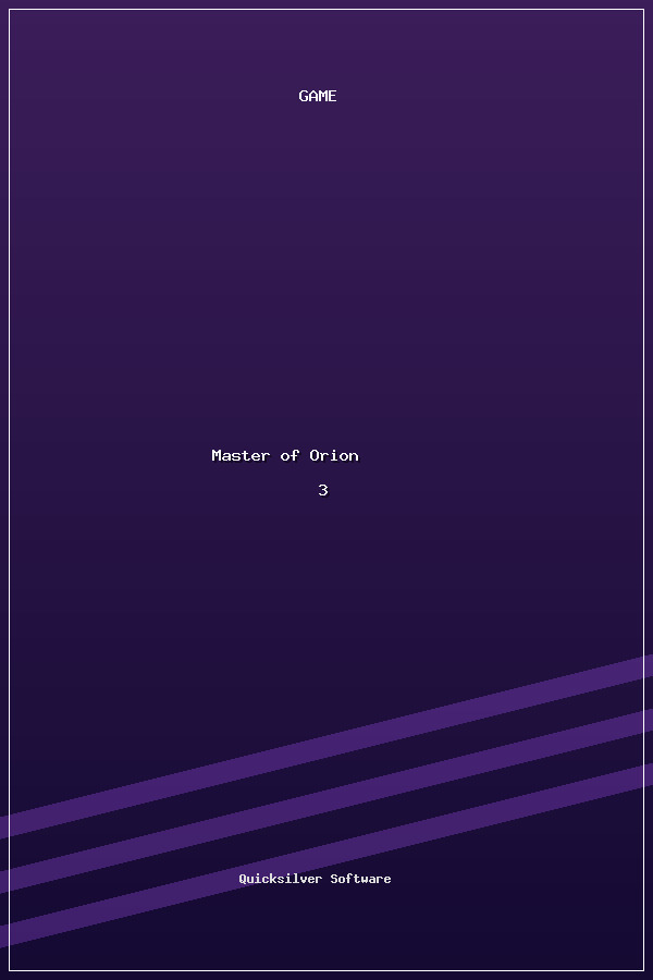 Master of Orion 3 poszter
