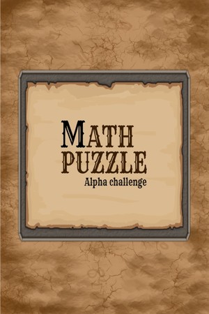 Math Puzzle Alpha Challenge poszter