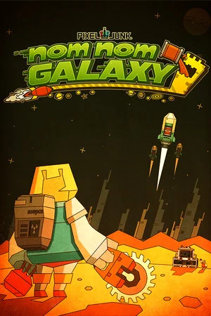 PixelJunk Nom Nom Galaxy poszter